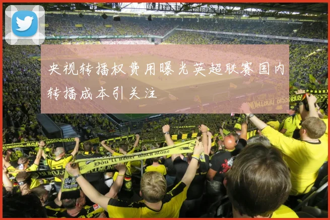 央视转播权费用曝光英超联赛国内转播成本引关注